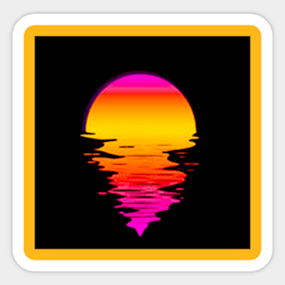 sunset Sticker